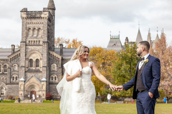 Wedding photography University of Toronto St. George Campus